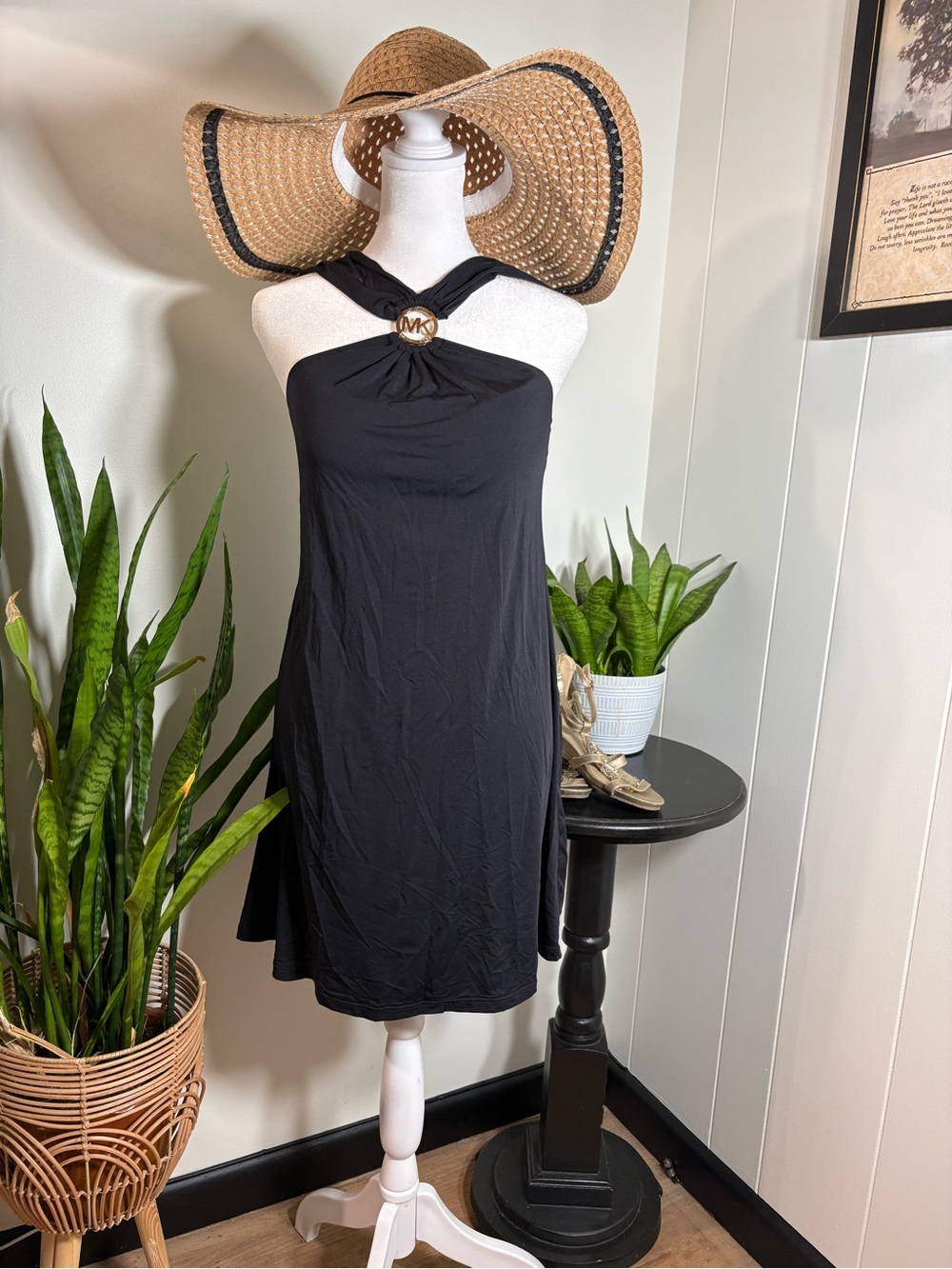 Michael Kors swim dress/cover up black small